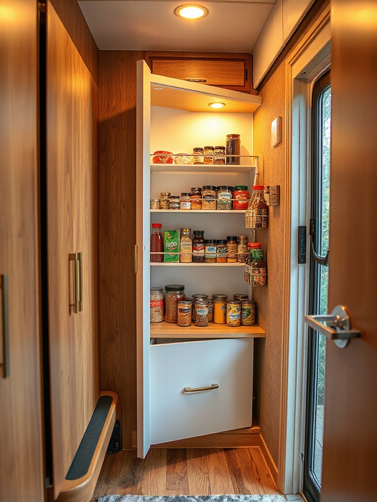 Slide-Out Pantries in the Skinniest Gaps