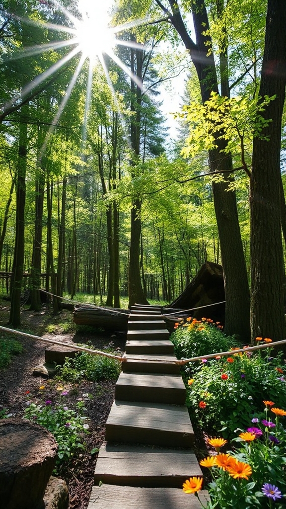 Nature Ninja Obstacle Course