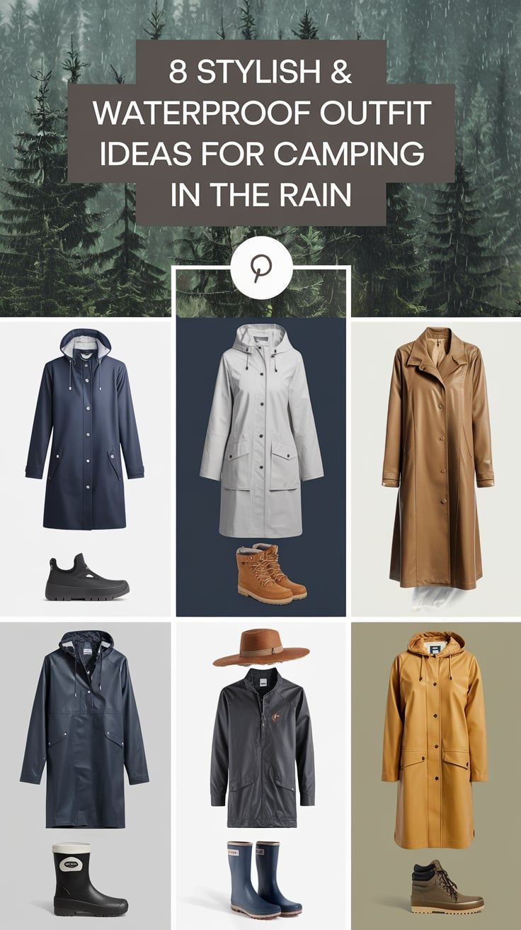 Rainy Day Camping? 8 Stylish & Waterproof Outfit Ideas You’ll Love
