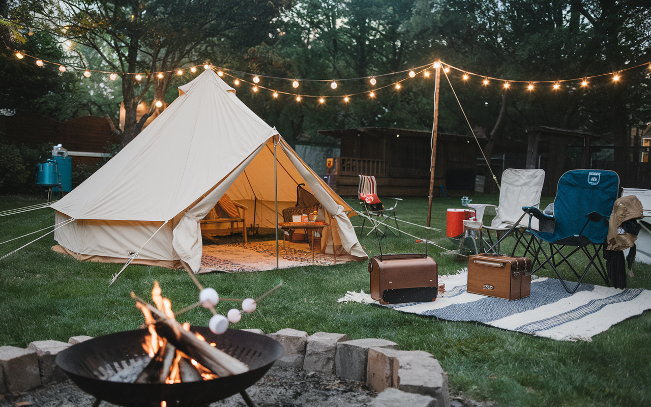 Camp Mom’s Backyard Sleepover