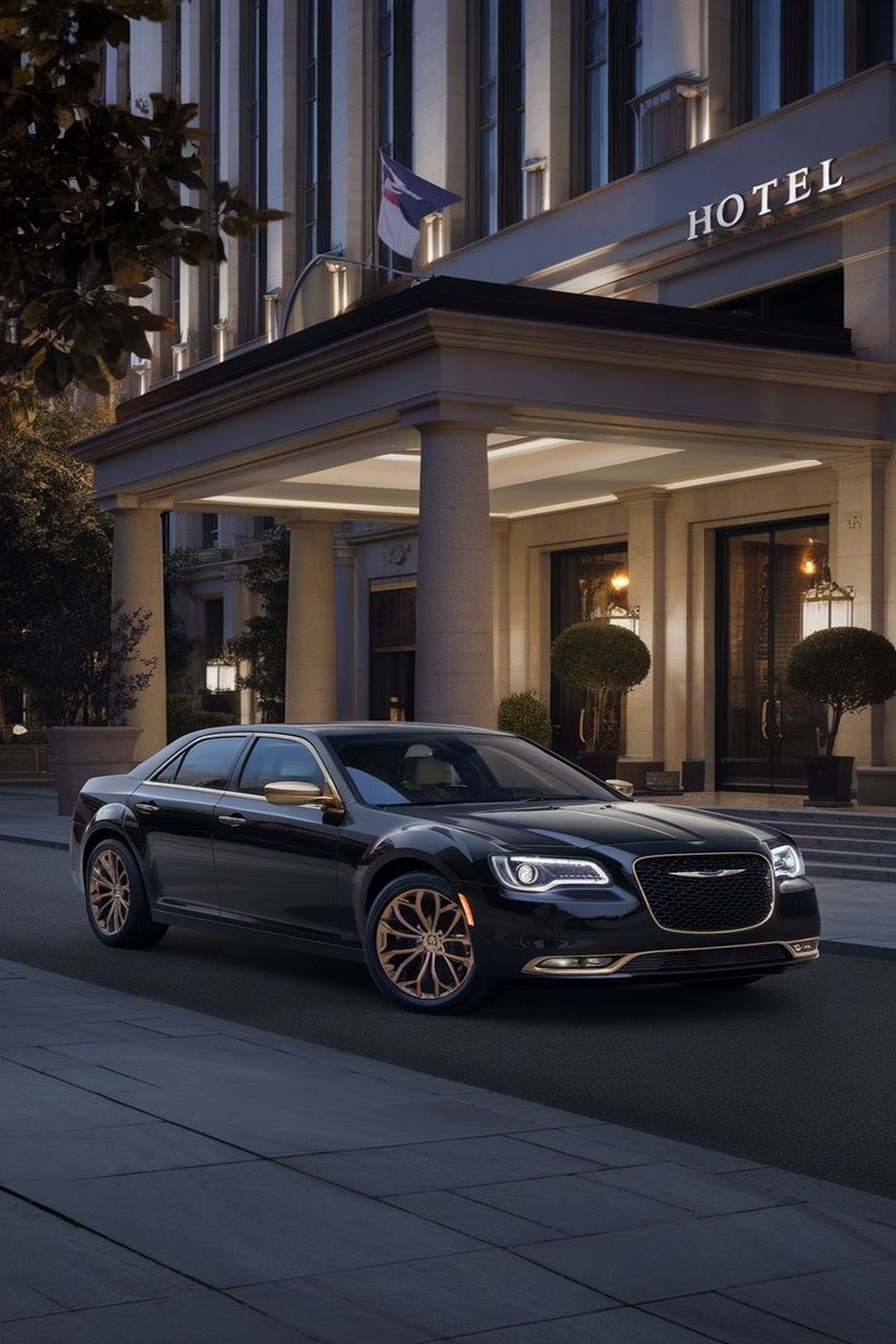 Chrysler 300 is a classic example of luxury cars that blend style and comfort
