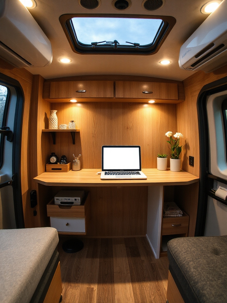 Fold-Down Desks That Disappear Like a Secret Door