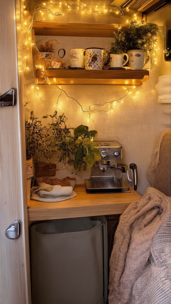 The Cozy Coffee Corner: A Mini Barista Moment on Wheels