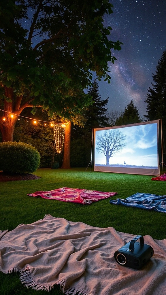Plan a Backyard Movie Night with a Purposeful Theme