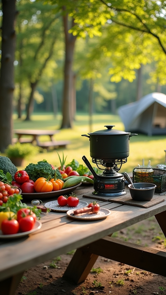 Create a Camping Kitchen Setup