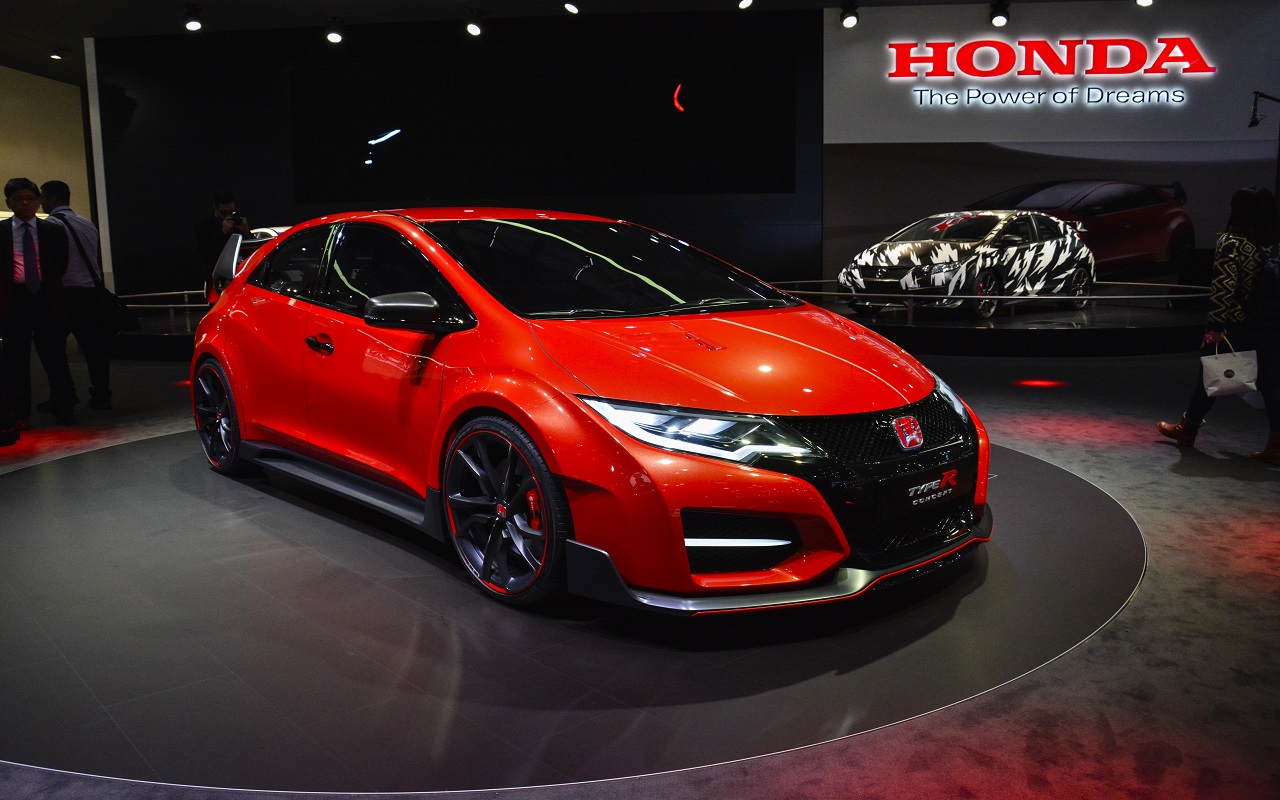 Honda Civic Type R concept car at the Geneva Motor Show