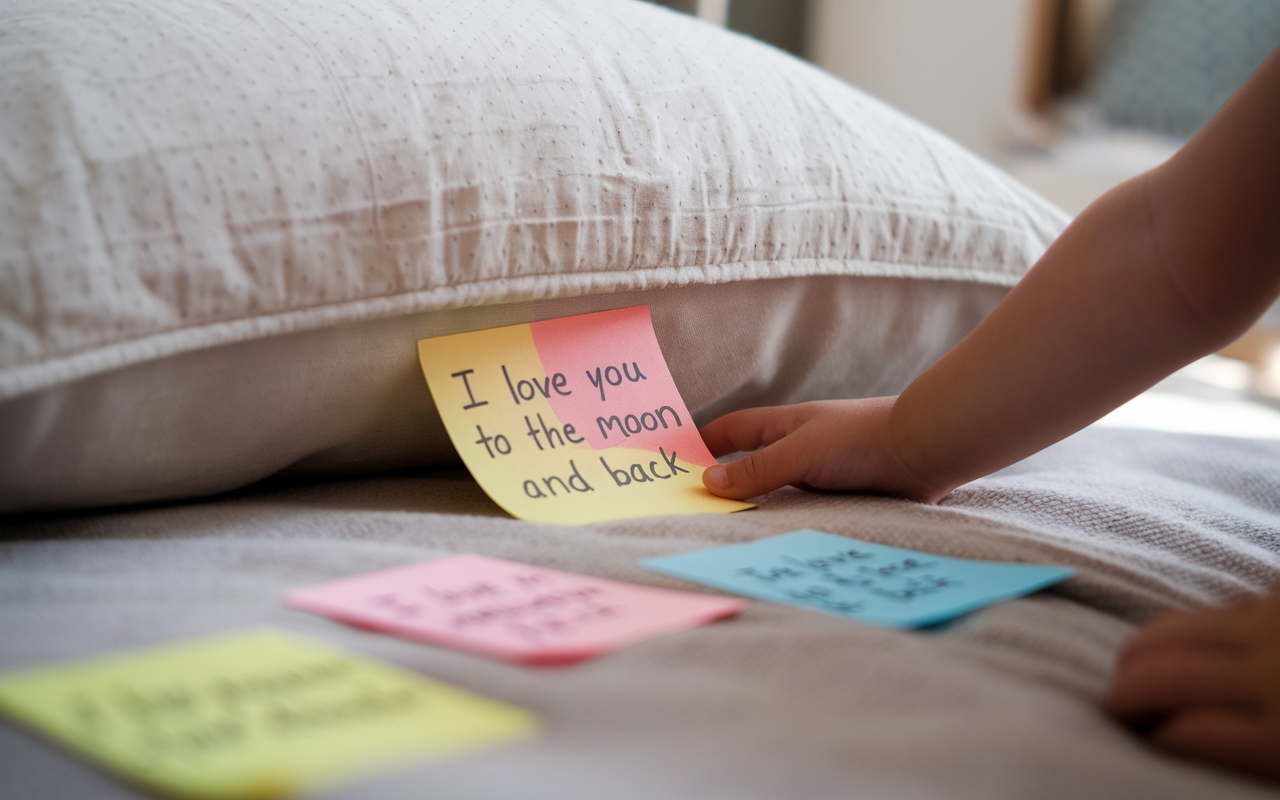 Leave a Love Note Trail for the Kids