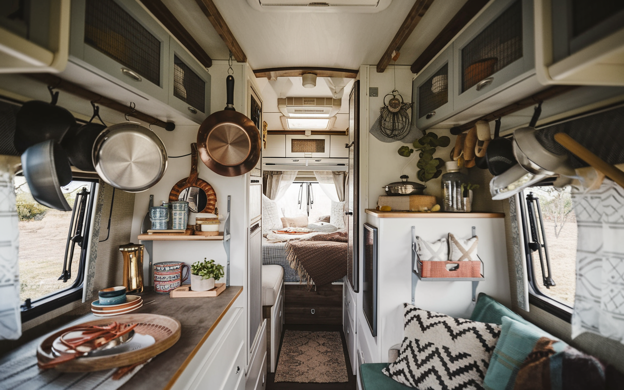 Overhead Oasis Suspended Storage for Pots and Pans