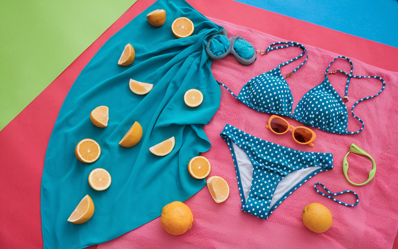 Seafoam Sarong for Barefoot Ice Cream Runs