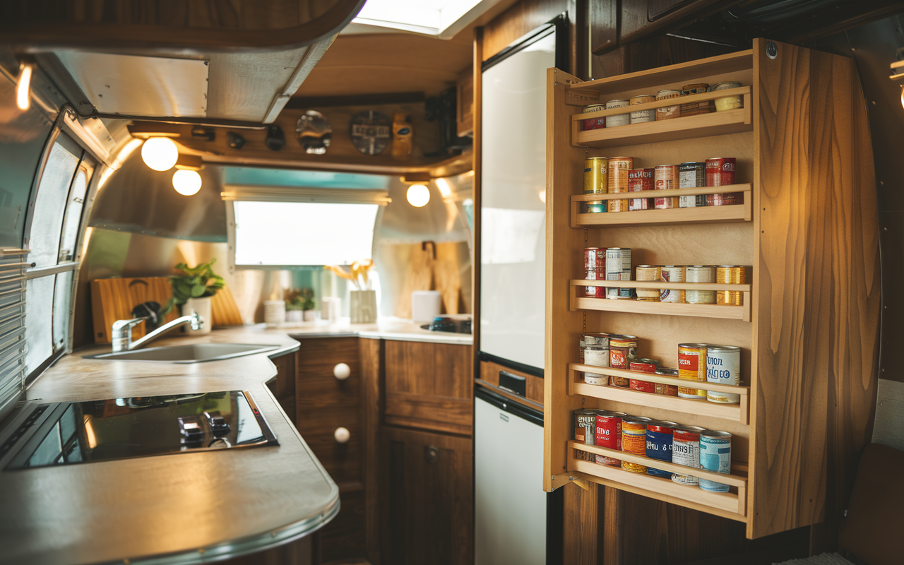 The Hidden Pantry Slide-Out Storage Magic