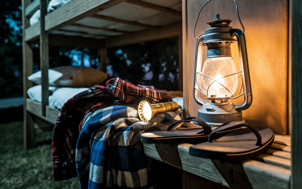The Lights-Out Survival Kit Flashlights, Flip-Flops & Campfi