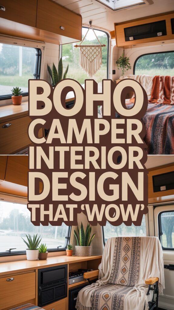 Boho Meets Farmhouse: A Camper Interior Style That Feels Like You