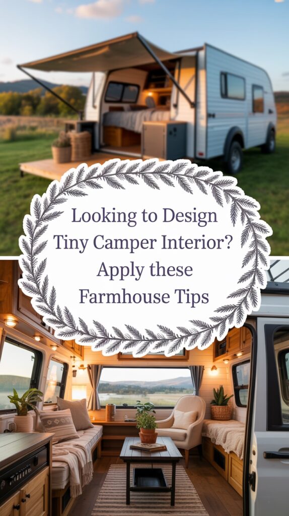 Playing with Color: Farmhouse-Inspired Camper Interior Design Color Schemes