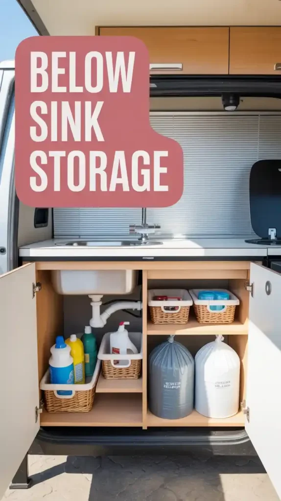 Under-the-Sink Sleek: Transform Your Camper’s Lost Storage