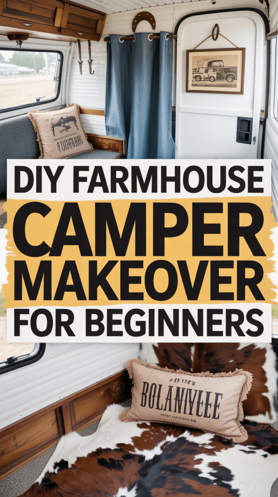 Western Farmhouse Flair: Bringing in Camper Interior Design Western Details