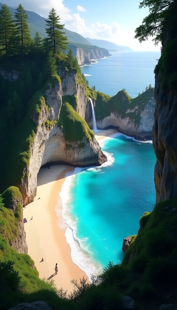 mcway waterfall sandy beach