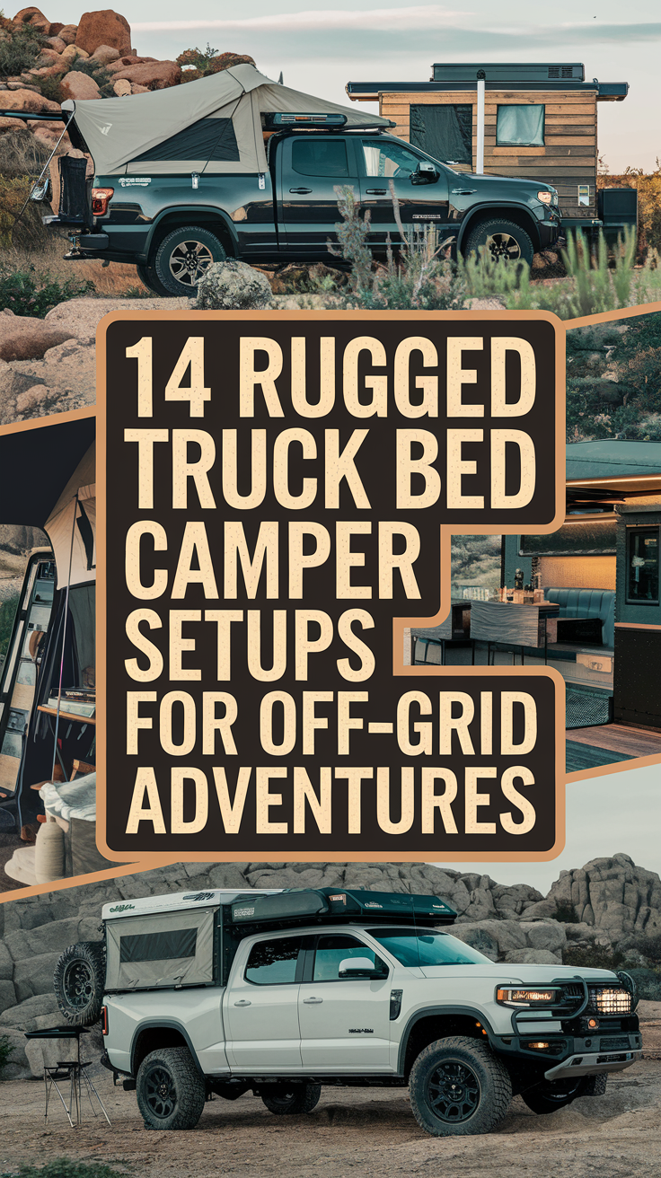 14 Rugged Truck Bed Camper Setups for Off-Grid Adventures in Moab, Utah ...