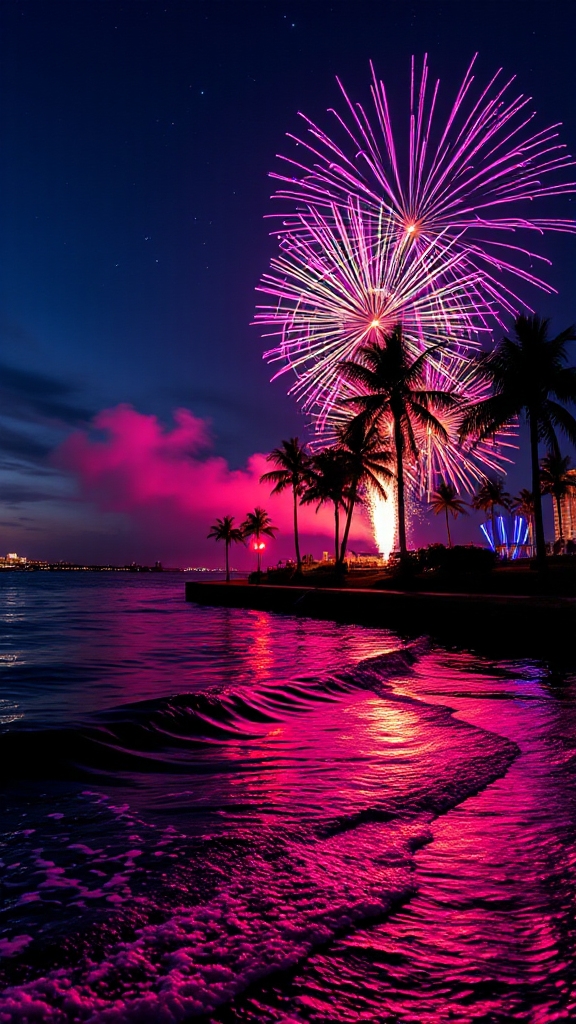 Miami Beach: Bayfront Park's Dazzling Display