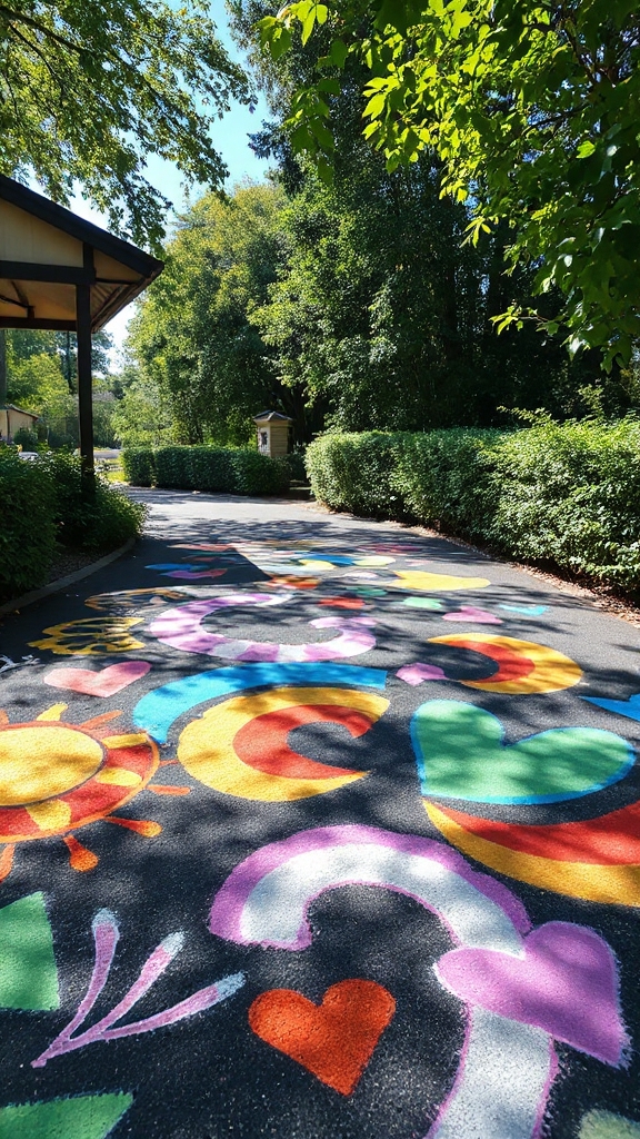 Transform Your Driveway Into a Chalk Art Gallery
