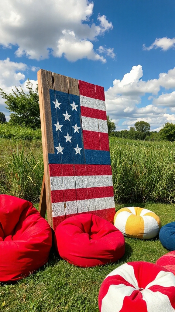 Red, White, and Blue Obstacle Course