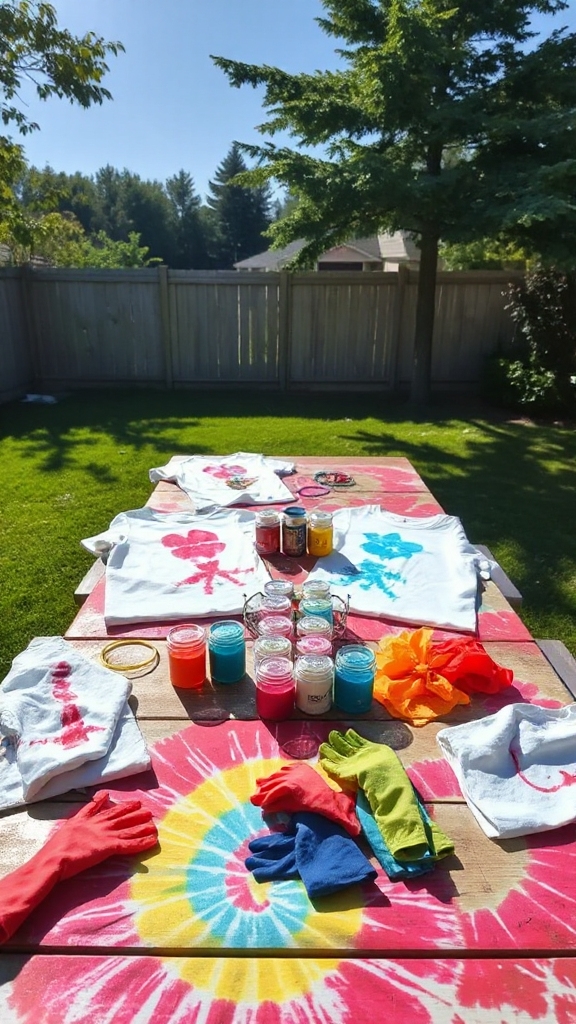 Patriotic Tie-Dye Station