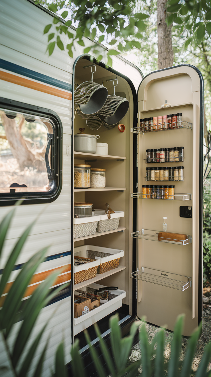 Maximizing Vertical Space in Your Camper Pantry