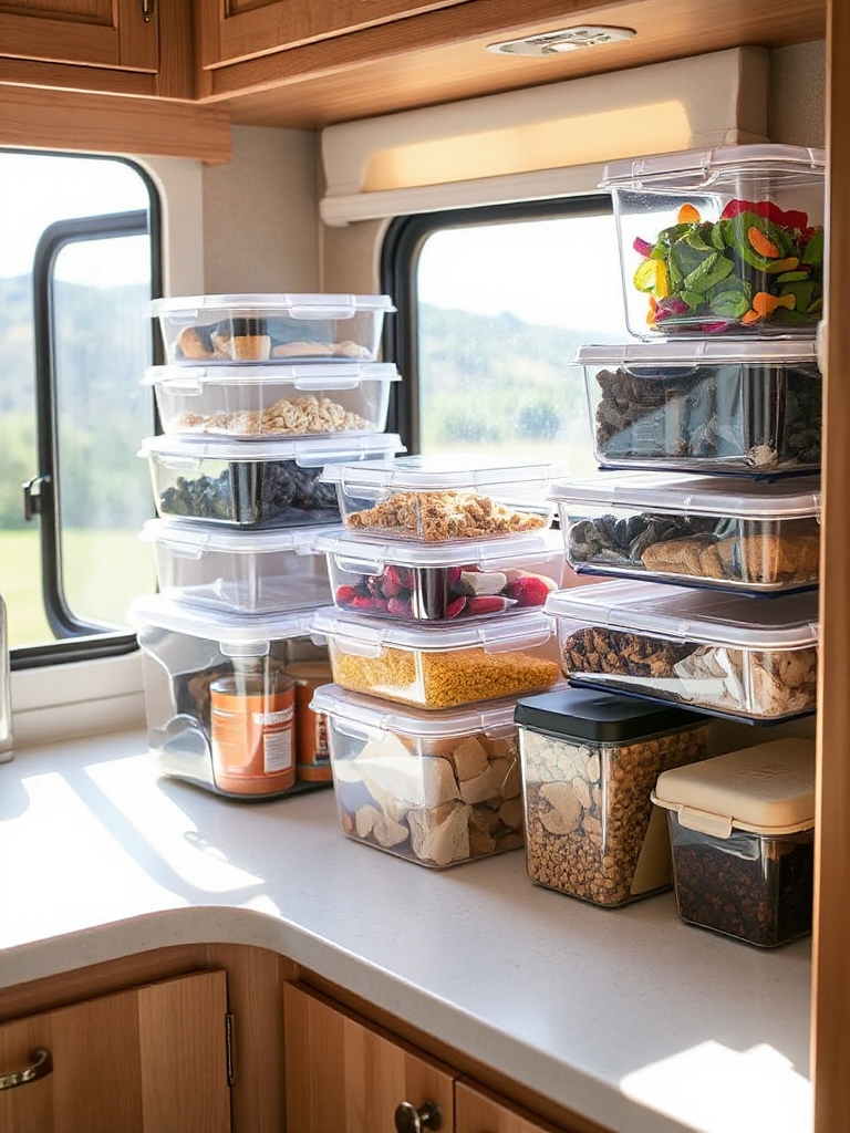 Smart Storage Using Clear Dollar Store Containers