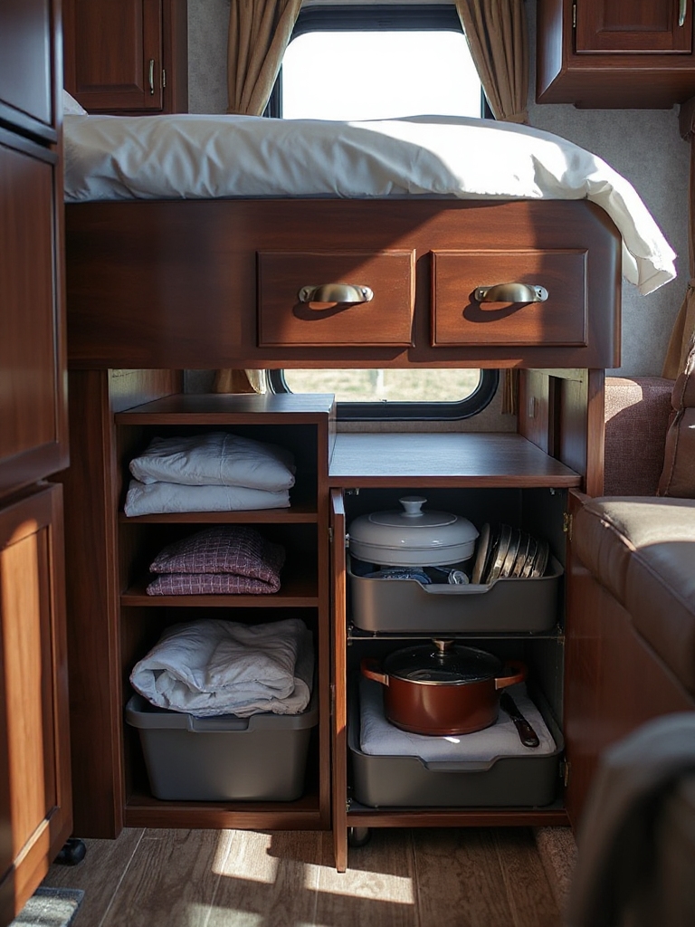 Under-Bed Storage Solutions That Roll