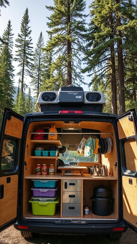 adapt storage to campsite