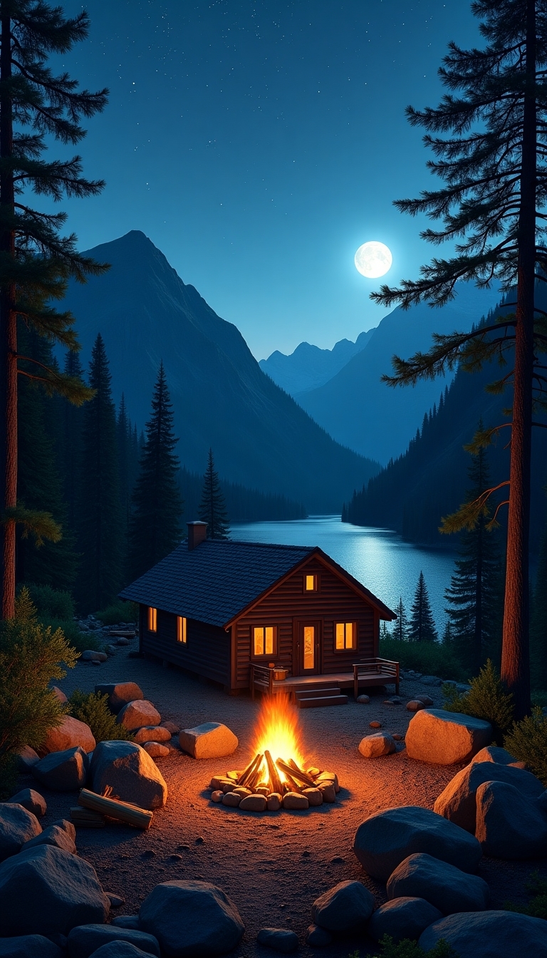 adventure in mountain cabins