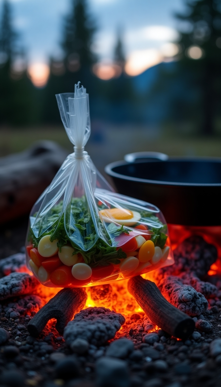 baggie cooked omelet recipe