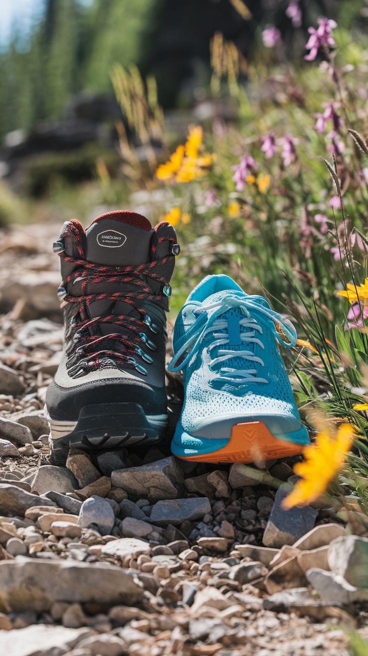 boots heavier than runners