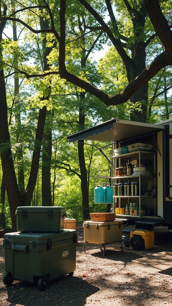 budget friendly camper storage options