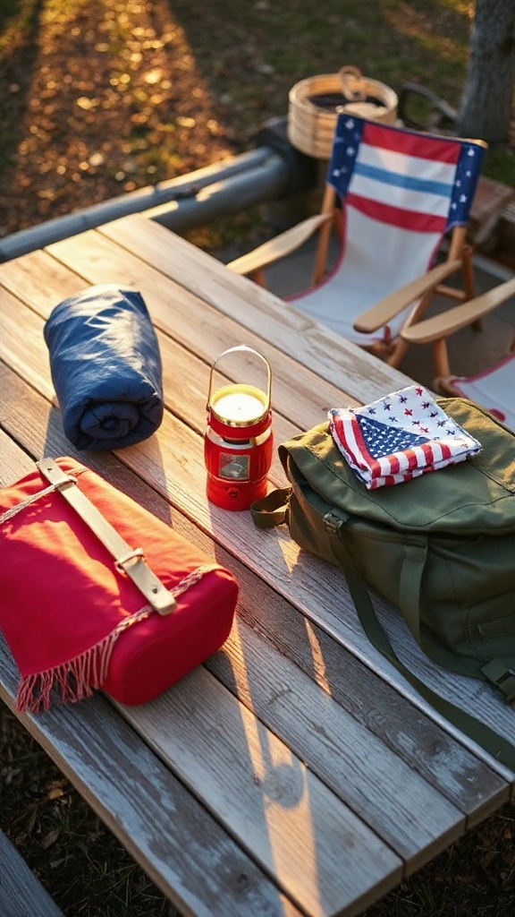 campsite comfort and essentials