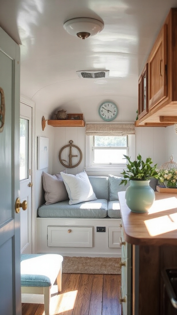 coastal charm reclaimed cabinetry