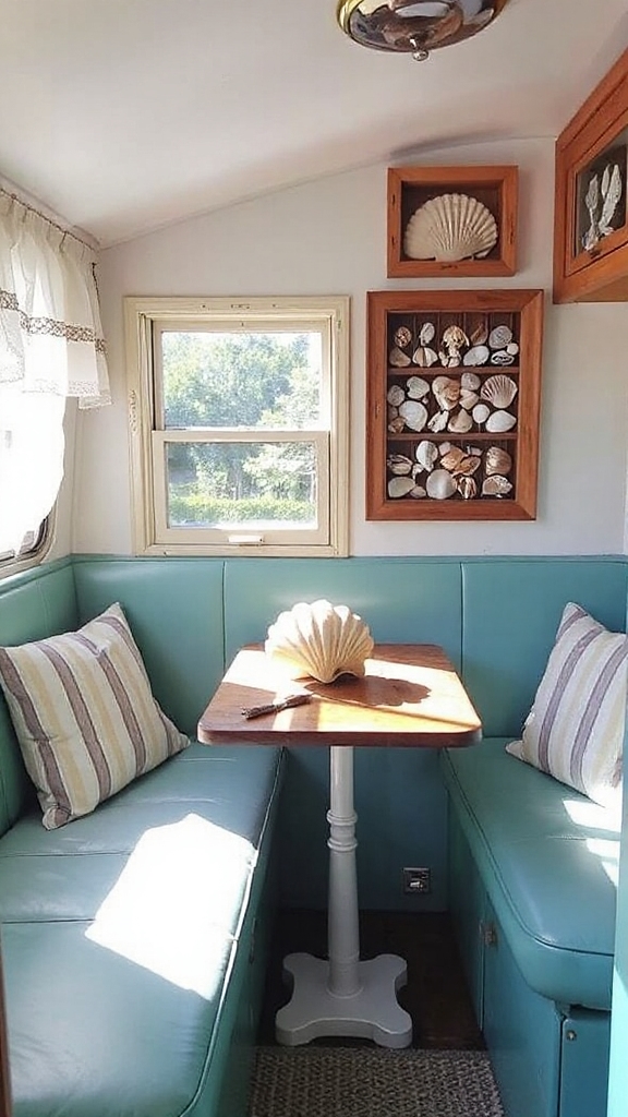 coastal elegance display ideas