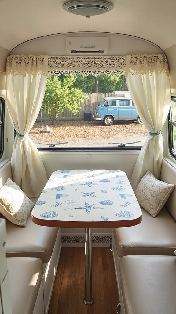coastal fold down table designs