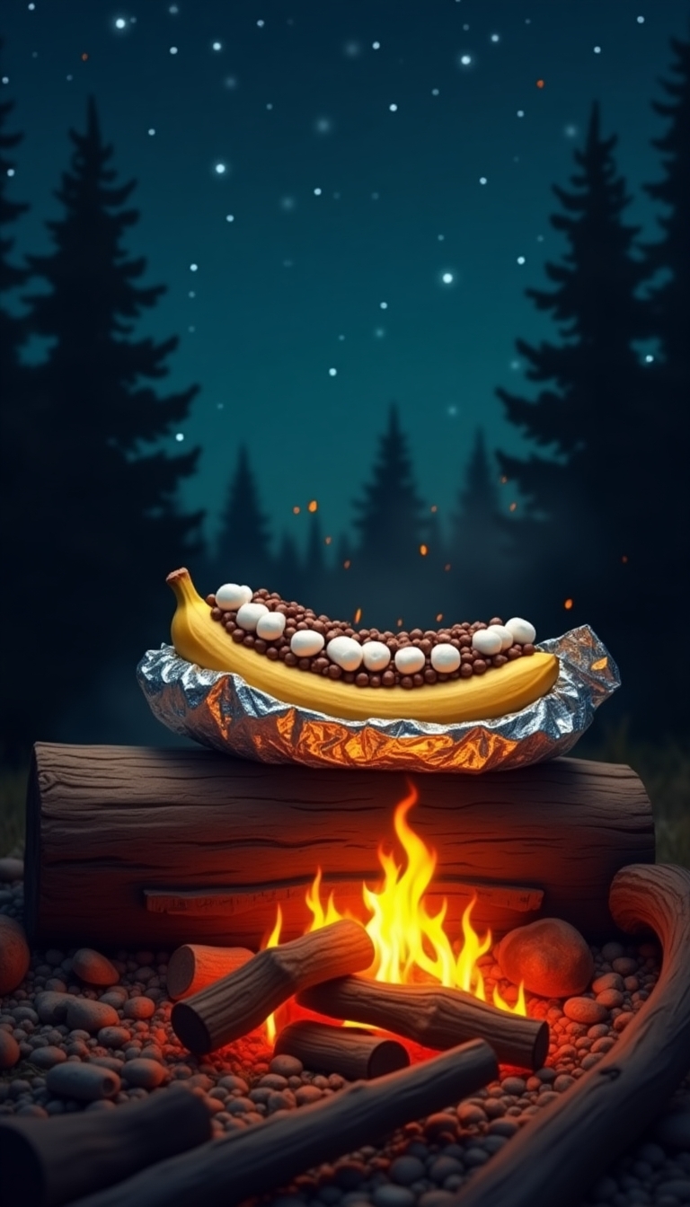 delicious campfire dessert treat