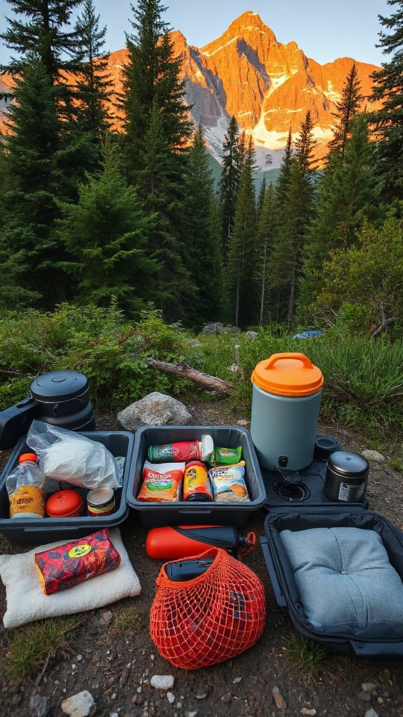 efficient bear canister packing