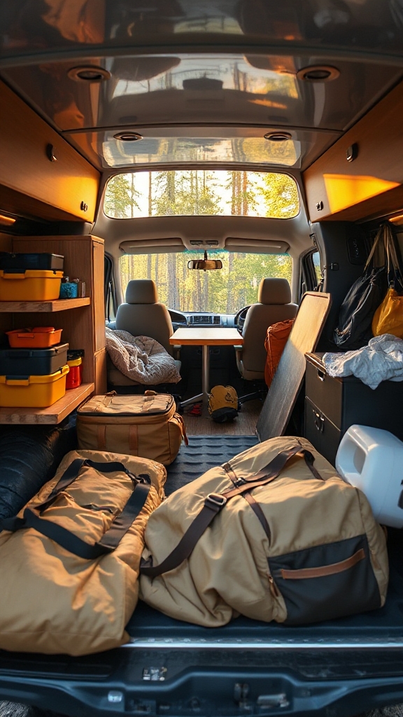 efficient packing for camping