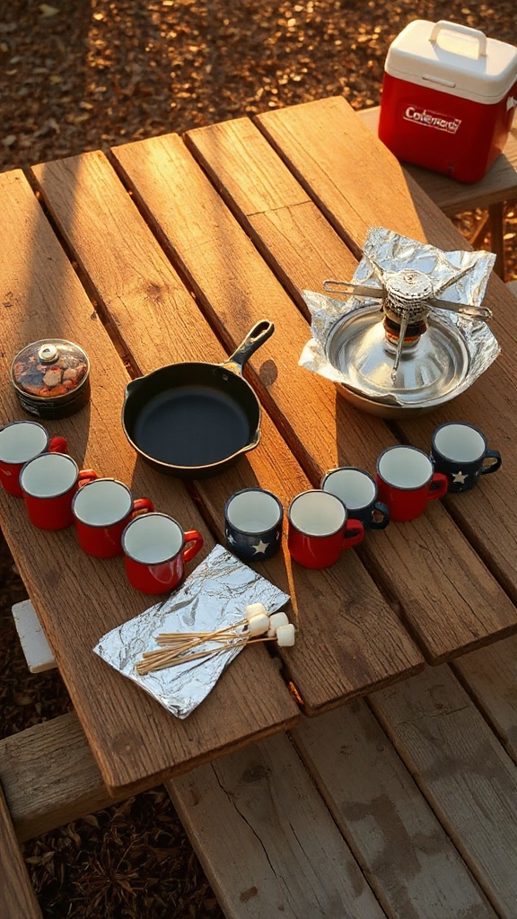 essential camping cooking gear