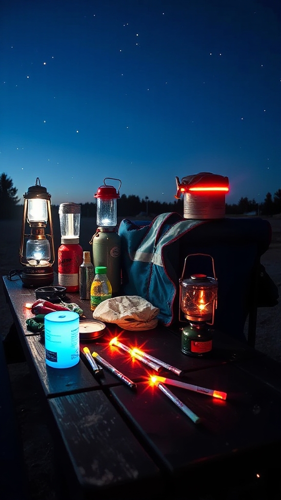 essential camping night lighting