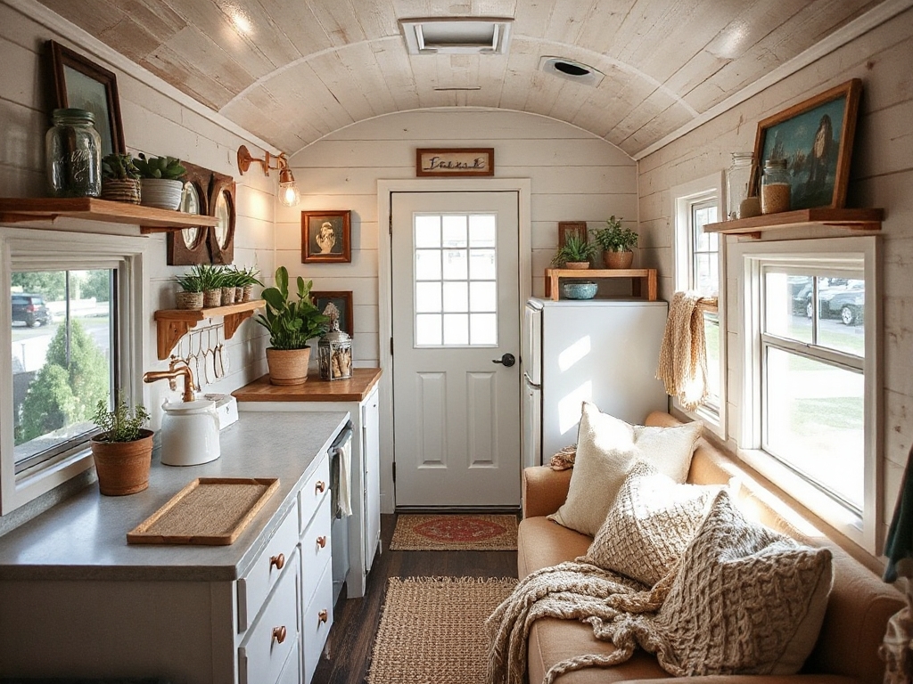 farmhouse camper interior ideas