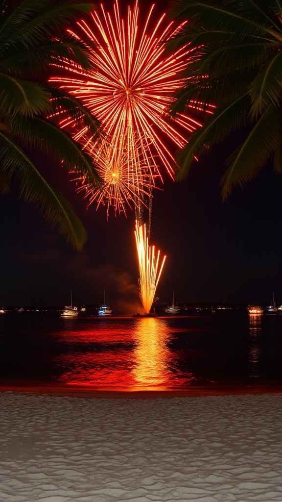 fireworks cruise on water