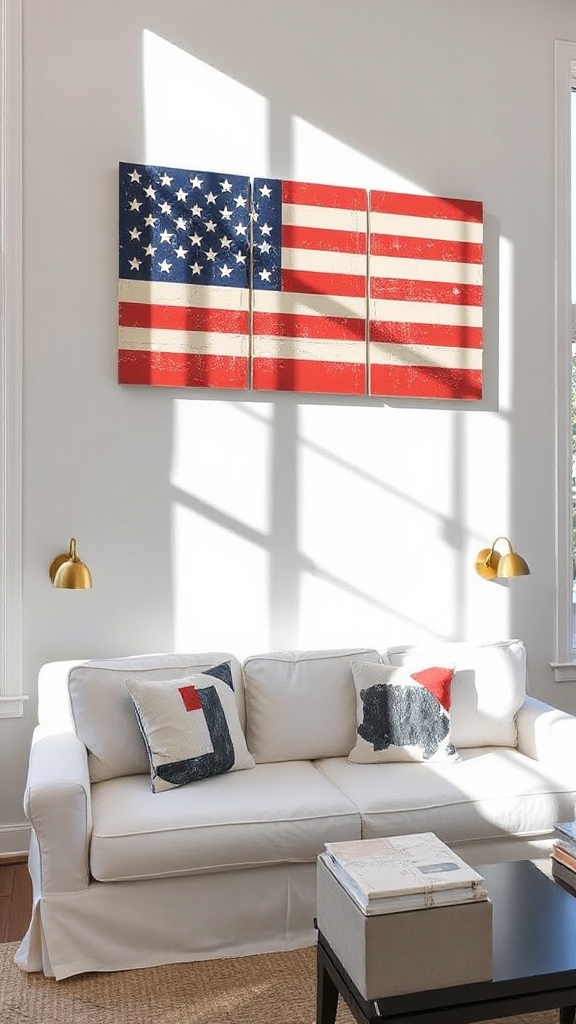 modern patriotic home decor