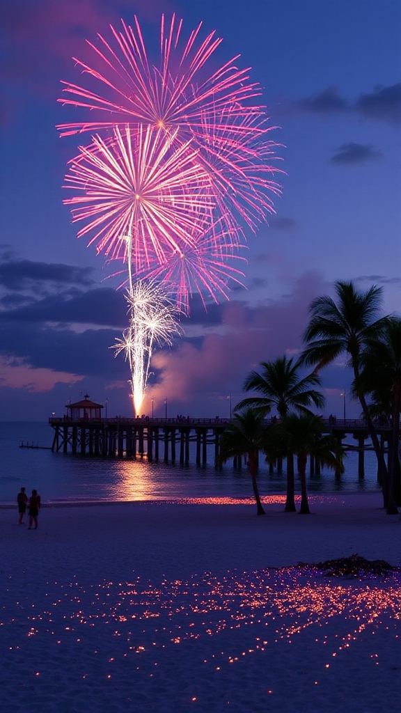 naples pier fireworks show