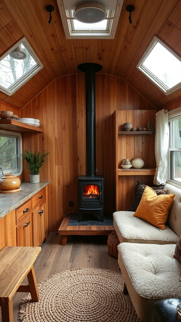 natural wood interior design