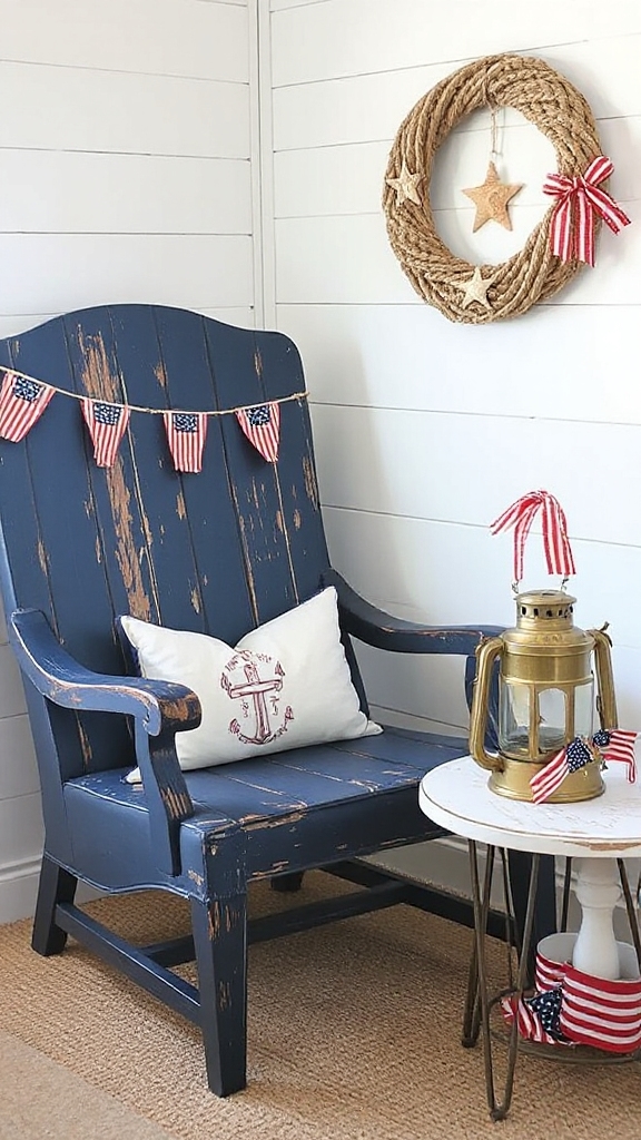 nautical decor with rope