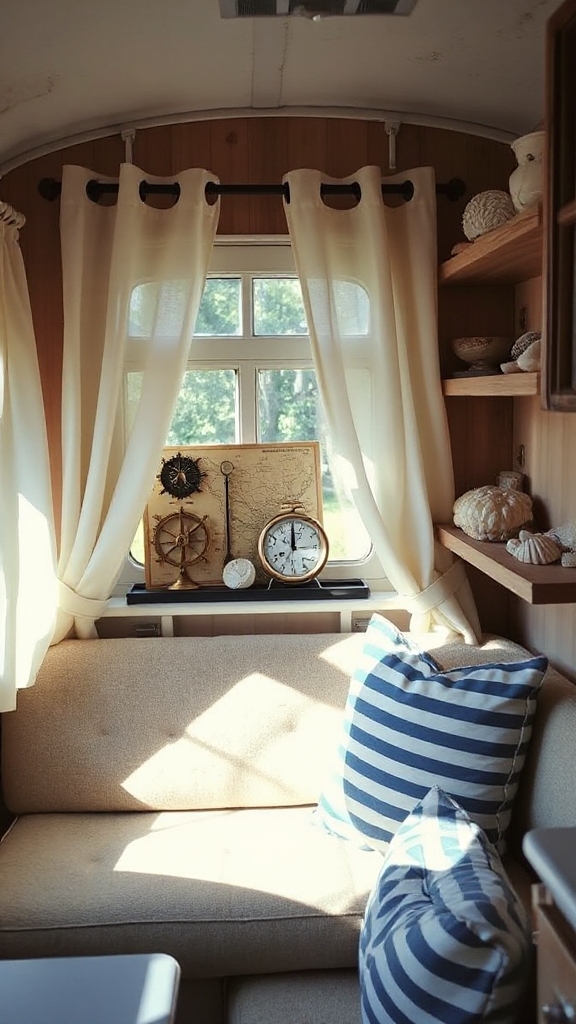nautical themed vintage decor