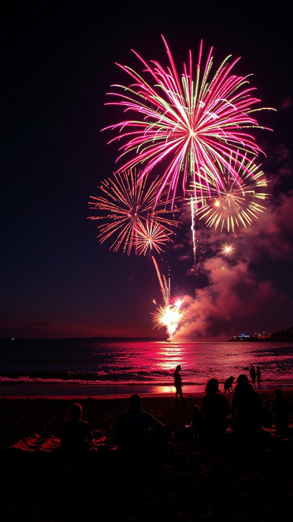 newport beach fireworks celebration